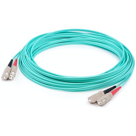 Add-On This Is A 3M Sc (Male) To Sc (Male) Aqua Duplex Riser-Rated Fiber ADD-SC-SC-3M5OM4